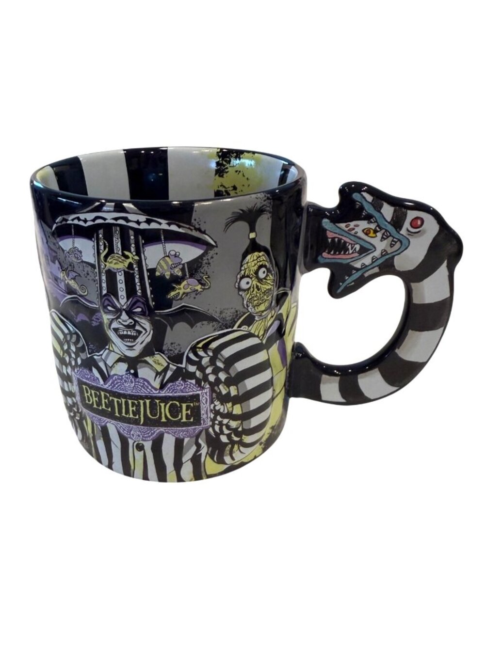 Universal Studios Halloween Horror Nights 2021 Beetlejuice Coffee Ceramic Mug